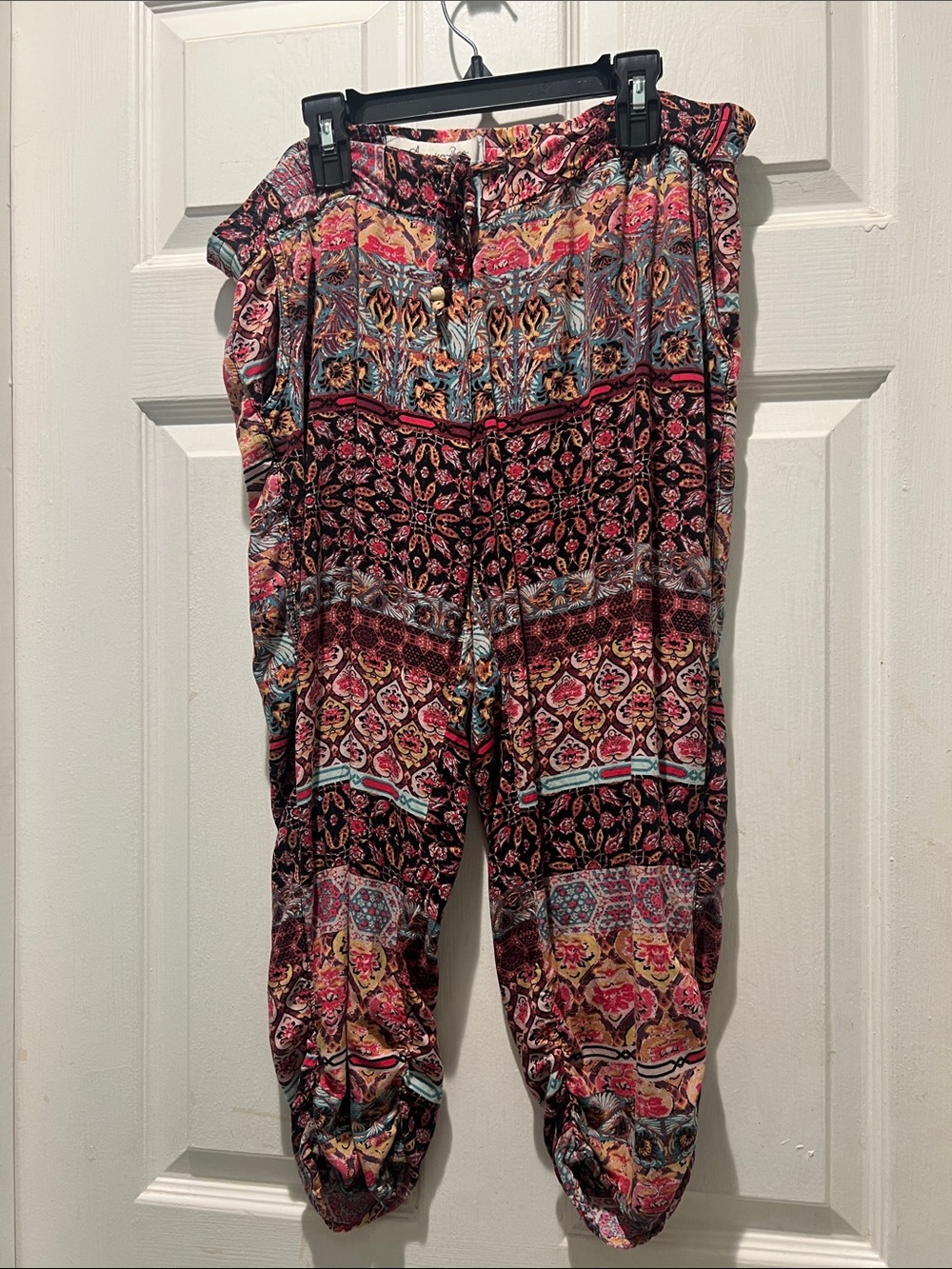 Bohemian Print Harem Pants - Multi